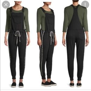 Vintage Havana leopard print overalls